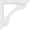 Ekena Millwork Standard Legacy Architectural Grade PVC Bracket With Traditional Ends, 3"W x 24"D x 24"H BKTP03X24X24LEC01 - alternate 2